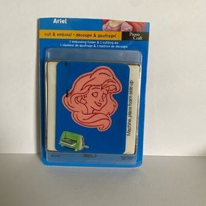Ariel cut and emboss die cut